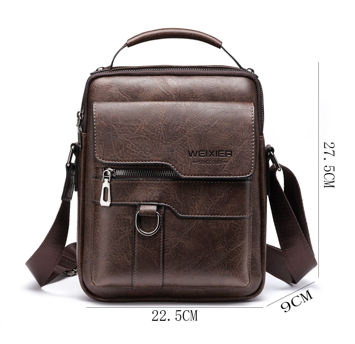 Men's Messenger Bag One Shoulder Retro Business Backpack