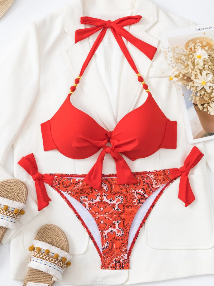 Ladies New Printing Quality Bikini Swimsuit