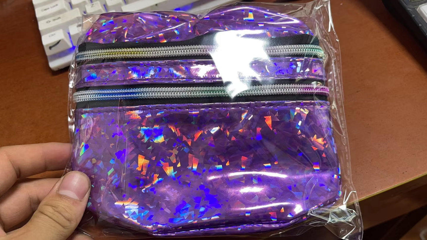 Double Pocket Holographic Fanny Pack