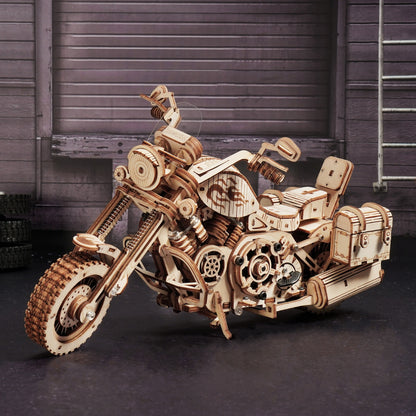 Robotime Rokr Cruiser Motorcycle DIY Wooden Model LK504