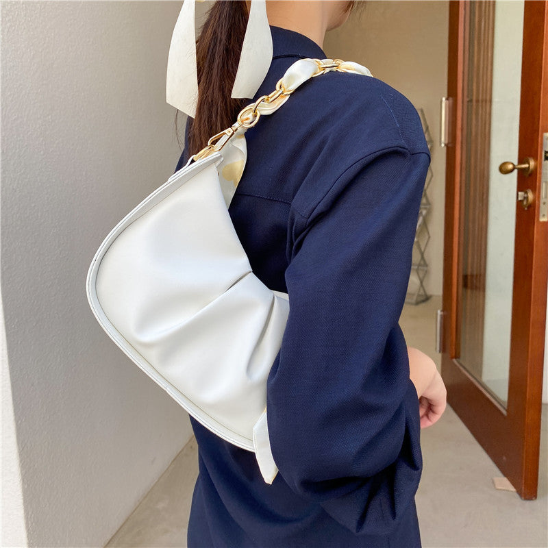 Underarm Bag Texture Stylish Crossbody Fold Cloud Bag