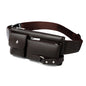 Men's Belt Bag Classic Solid Color Waist Bag Outdoor Leisure Travel Fanny Pack Purse