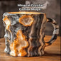 Mineral Crystal Coffee Mugs With Handles Elegant Workplace Home Decor Christmas Gift