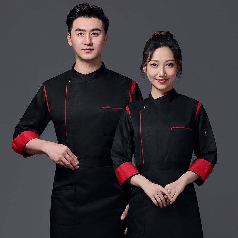 Mens Chef Wear Long Sleeve Work Clothes