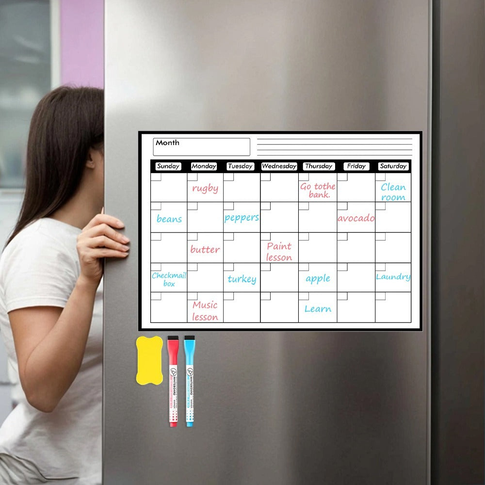 Magnetic Refrigerator Message Board Calendars