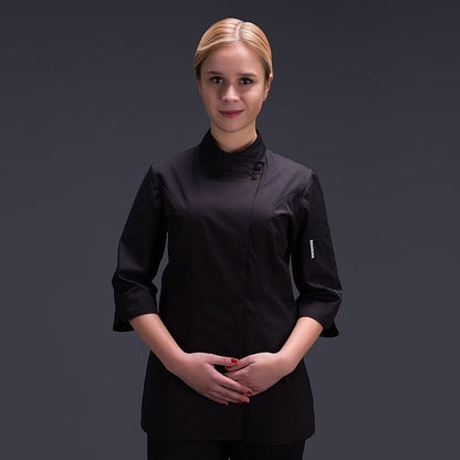 Costume For Female Chef In Hotel Kitchen Chef Uniform