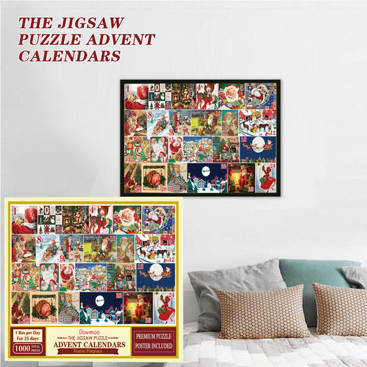 Creative 24 Grid Countdown Christmas Advent Calendar Puzzle