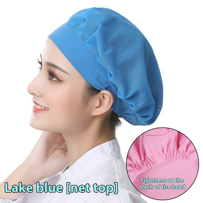 Workshop Work Cotton Female Male Factory Chef Cap Breathable Dust-free Food Hat