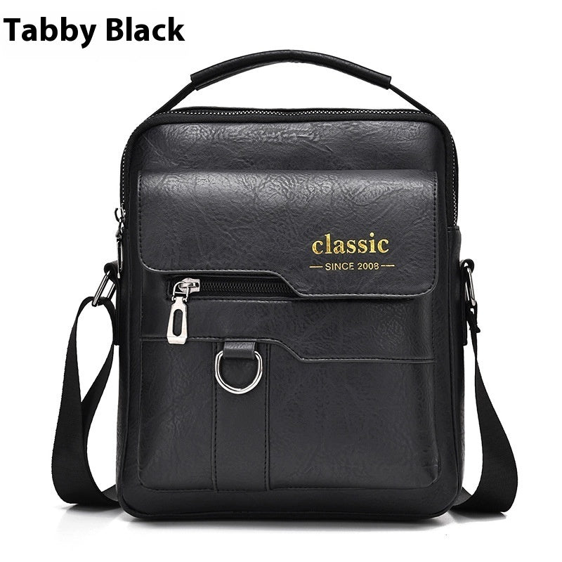 Men's Messenger Bag One Shoulder Retro Business Backpack