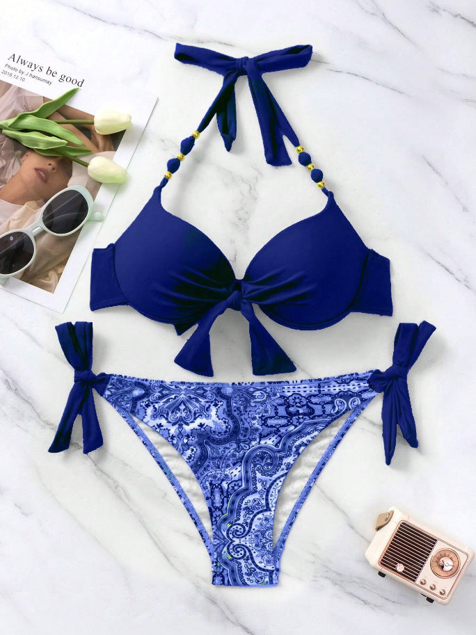 Ladies New Printing Quality Bikini Swimsuit