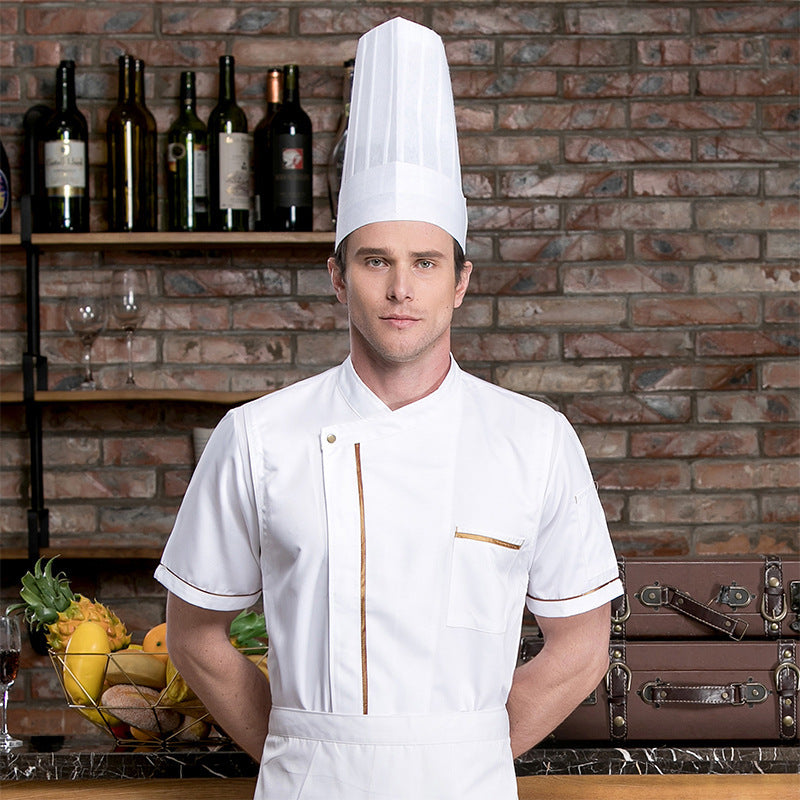 Ice Silk Cotton Smooth Chef Work Clothes