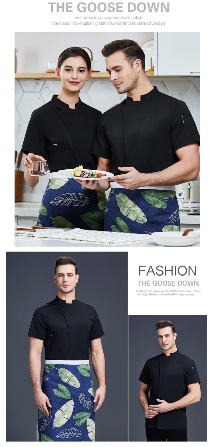 Mesh Fabric Breathable Light Chef Clothing