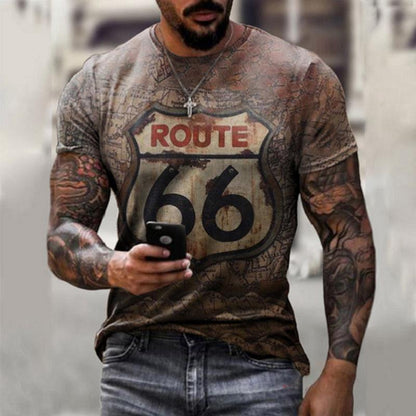 Oversize Clothes Retro Short Sleeve Men