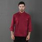 Chef Clothes Long Sleeved Catering Kitchen Coverall