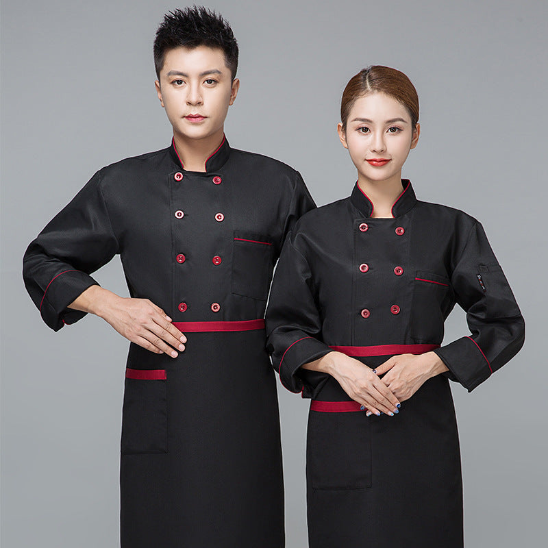 Men's Fashion Hotel Chef Overalls Long Sleeves