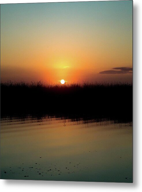 Sunrise over the sawgrass  - Metal Print