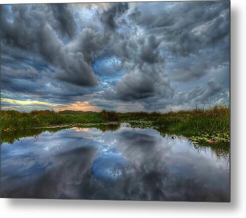 Sunrise Reflection Portal  - Metal Print