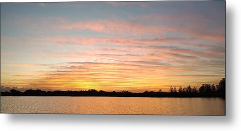 Wrinkled sunrise - Metal Print